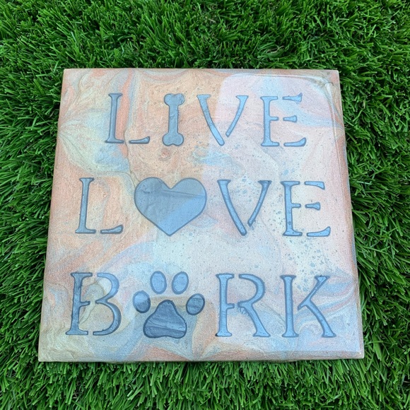 Live Love Bark Decorative Dog Home Decor - Picture 2 of 3